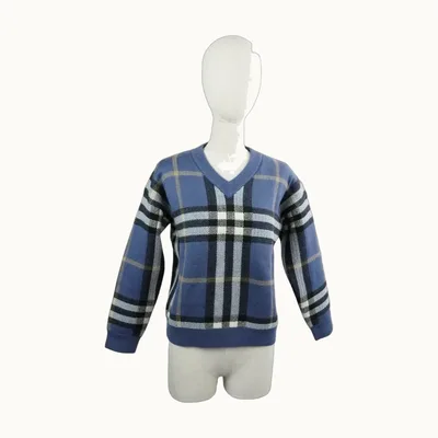 Suéter Burberry Vintage Check Wool, Talla XS