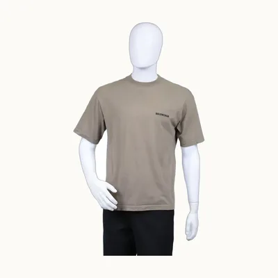 Camisa Balenciaga Embroidered Beige, Talla XXS