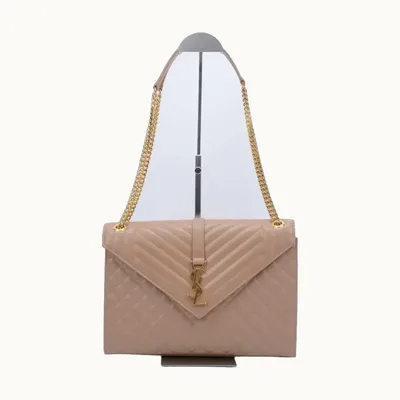 Bolsa de Hombro Saint Laurent Envelope Large Camel