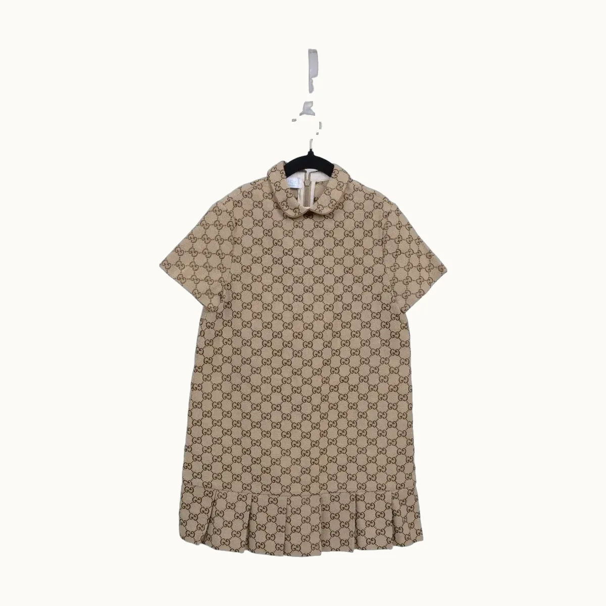 Gucci Structured GG Canvas Dress, Size 7 MX