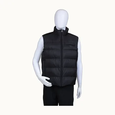 Chaleco Prada Re-Nylon Negro, Talla XL