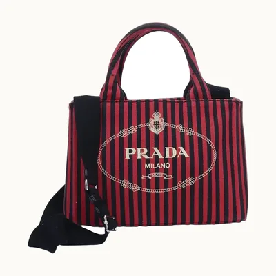Bolsa Prada Canapa Vino