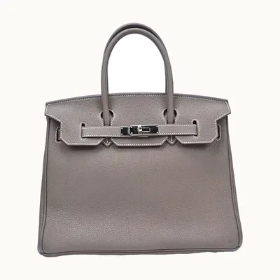 Bolsa Birkin Hermès 30 Togo Phw Taupe