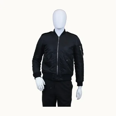 Chamarra Saint Laurent Ma1 Bomber Negra, Talla M