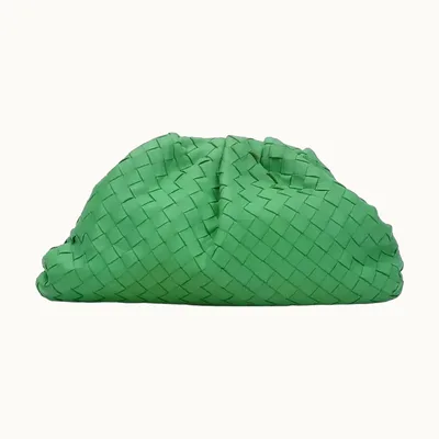 Bolsa de Mano Bottega Veneta Intrecciato Verde
