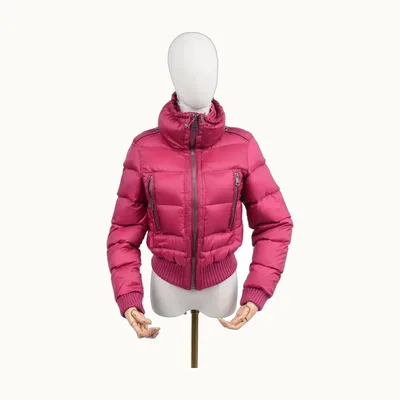 Burberry Puffer Crop Rosa, Talla S