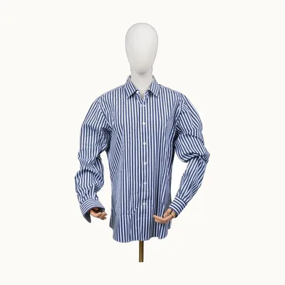 Salvatore Ferragamo Stripes Azul, Talla L