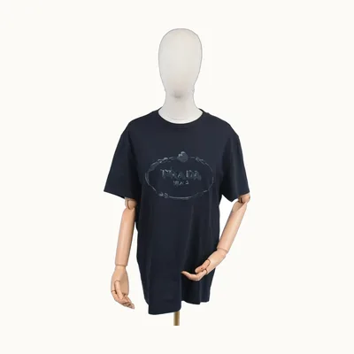 Prada Embroidered Negra, Talla XL