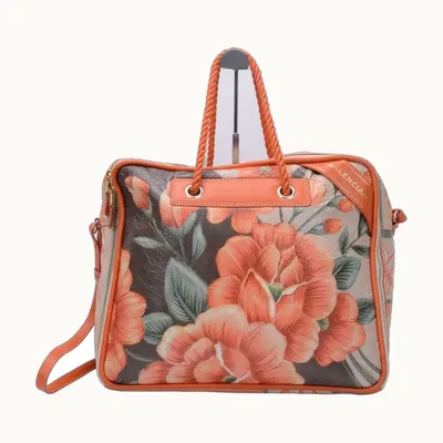 Bolsa Balenciaga Blanket Square Naranja