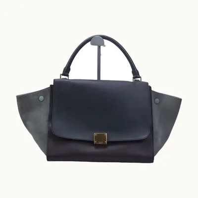 Bolsa Céline Trapeze Tricolor Vino