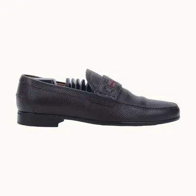 Zapatos Gucci Web Interlocking Cafés, Talla 41