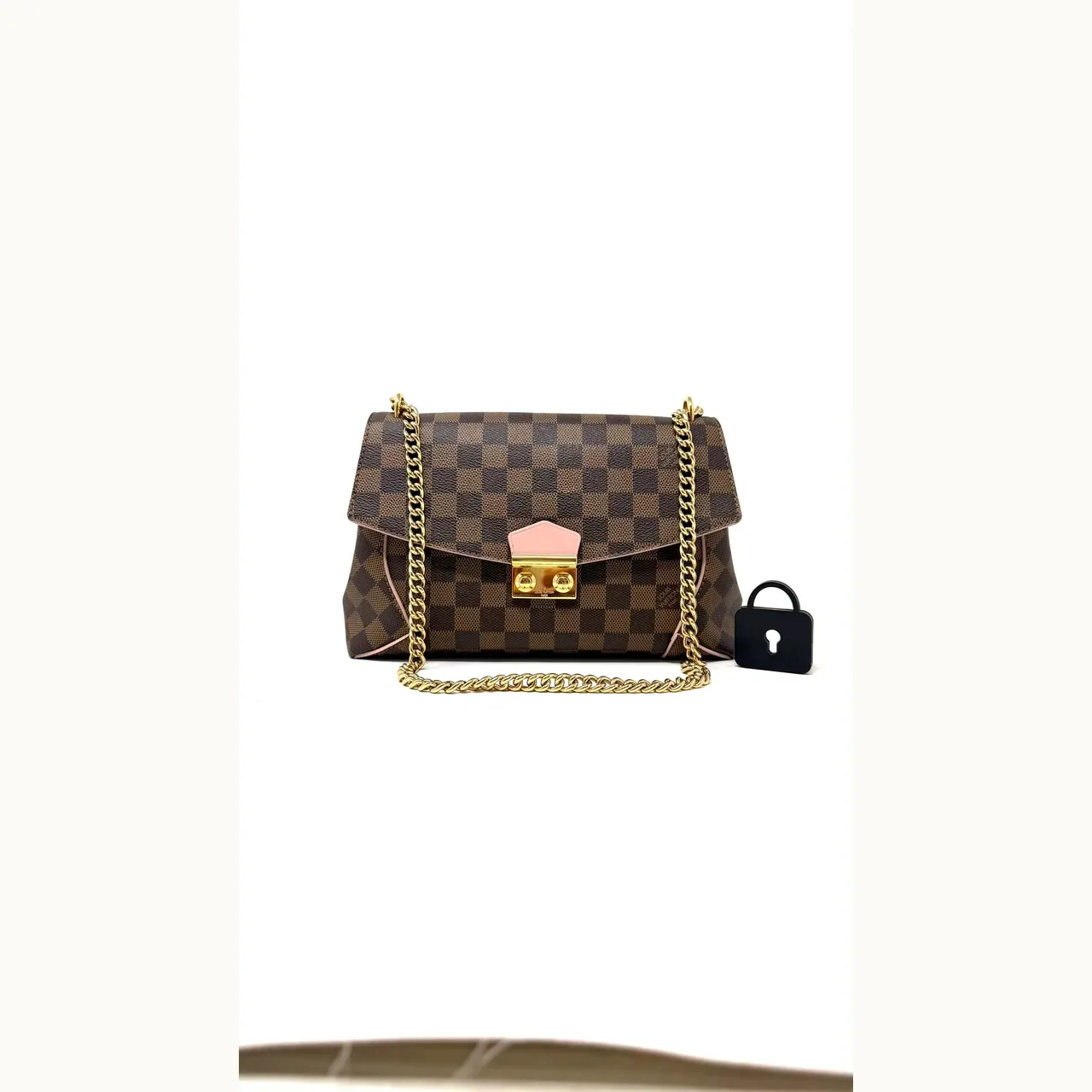 Louis Vuitton Ebene Caissa Clutch