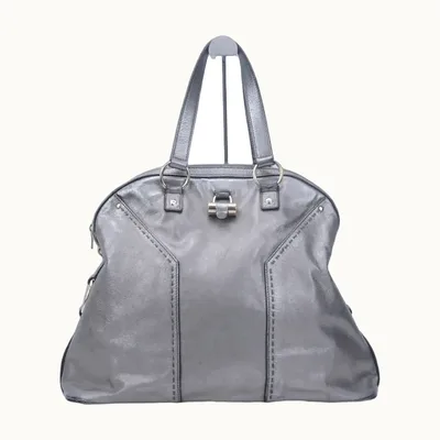 Bolsa Saint Laurent Muse Plateada