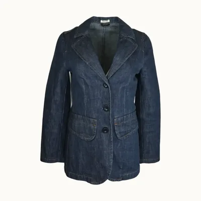 Blazer Miu Miu Denim, Talla 40 IT