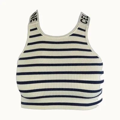 Céline Striped Top, Size S