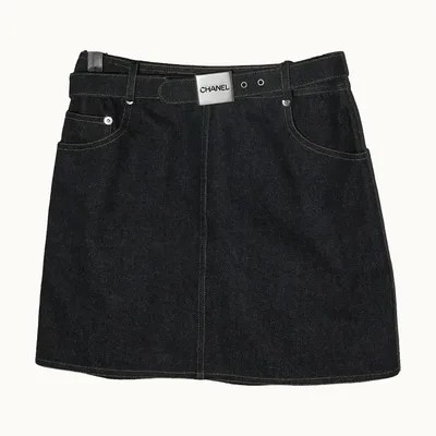 Falda Chanel Denim, Talla XS