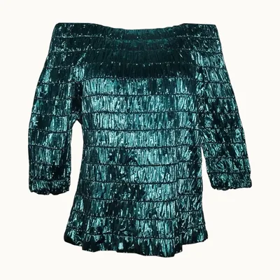 Dior Off Shoulder Blouse, Size S