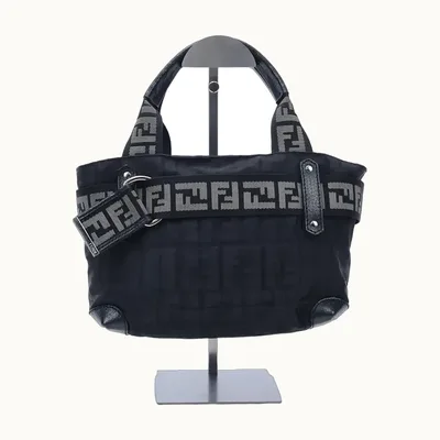 Bolsa de Mano Fendi Vintage Ff Negra