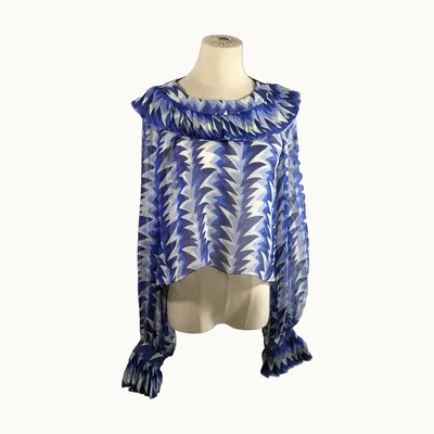 Blusa Chanel, Talla 38 IT, Excelente, KV-6727