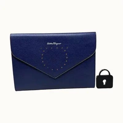Pouch Salvatore Ferragamo Azul