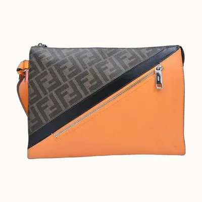Pouch Fendi Piel Diagonal Zucca