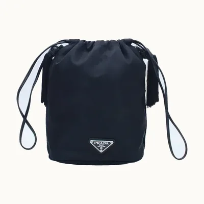 Pouch Prada Clutches Re-Nylon Negro