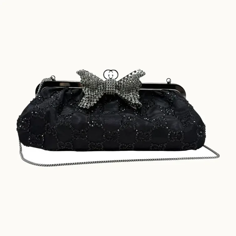 Gucci Broadway Satin Clutch