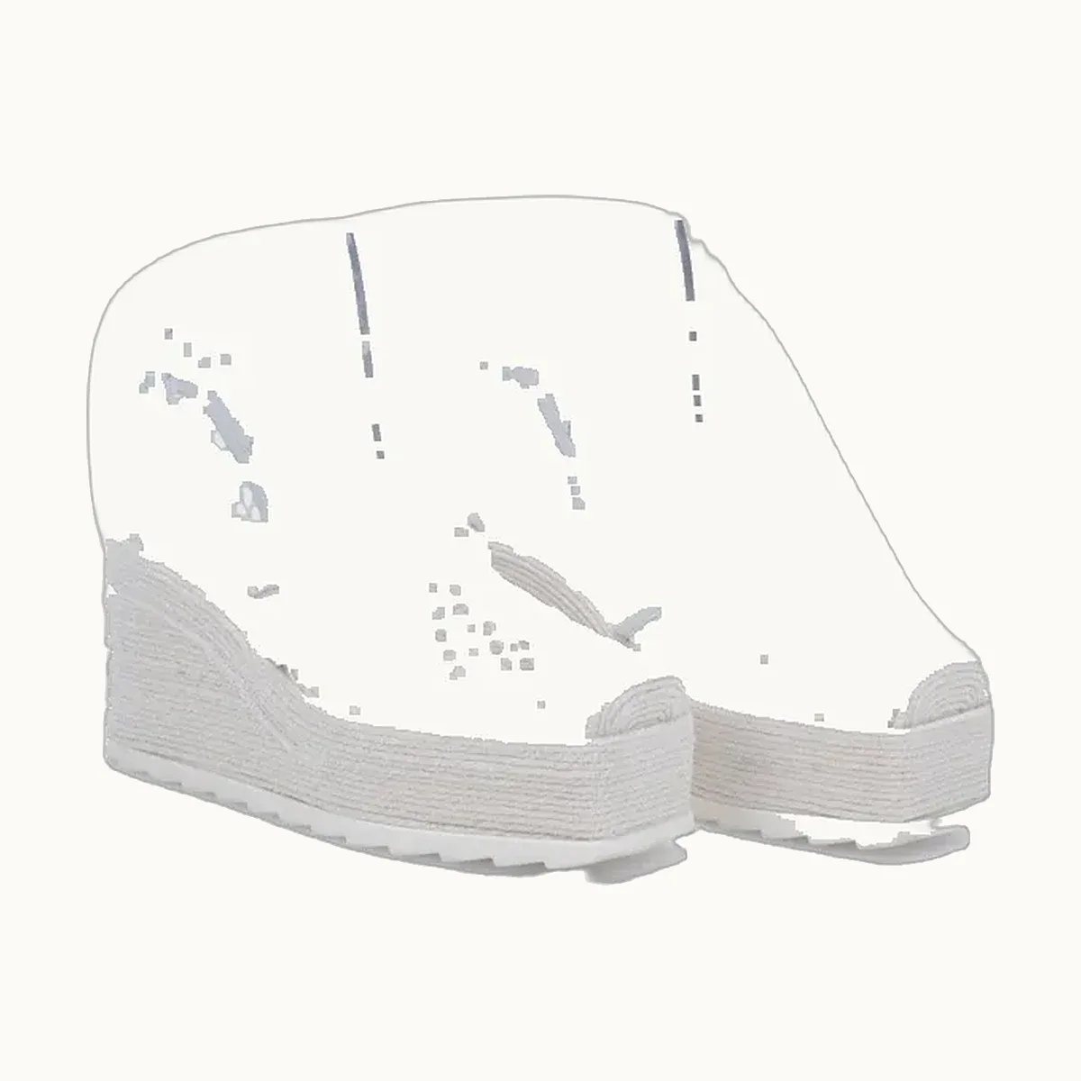 Sandalias de tacón Bottega Veneta Stretch Sporty Web Espadrilles Blanco Talla 37 / 4 mx