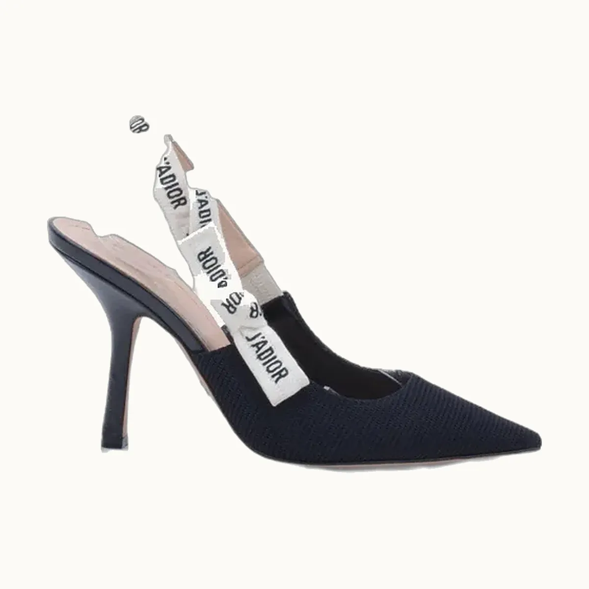 Zapatillas Dior J'adior 100 Slingback Technical Fabric Negro Talla 39 / 6 mx