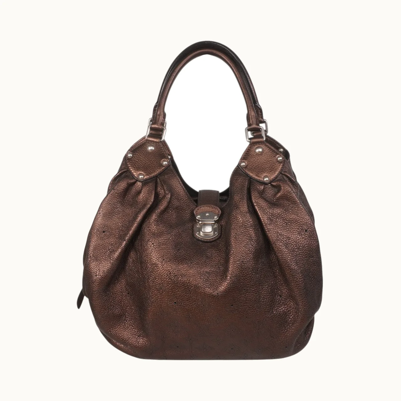Louis Vuitton Bolsa Mahina Hobo Large