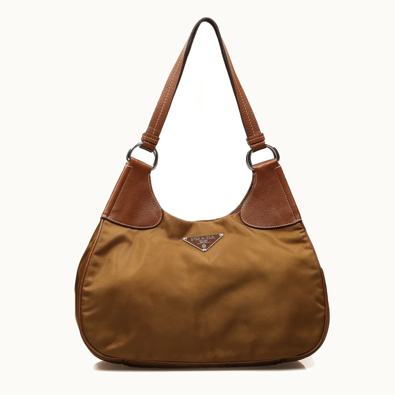 Prada Bolsa De Hombro Vintage Nylon