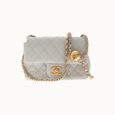 Chanel Lambskin Pearl Crush Flap