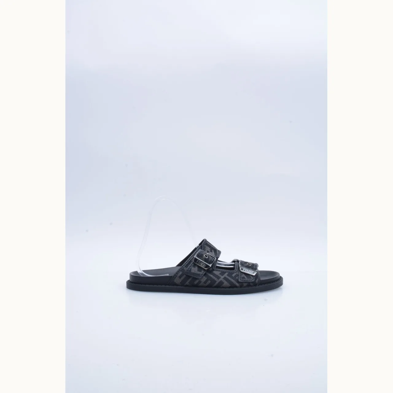 Sandalias flat Fendi Feel Negro Talla 43