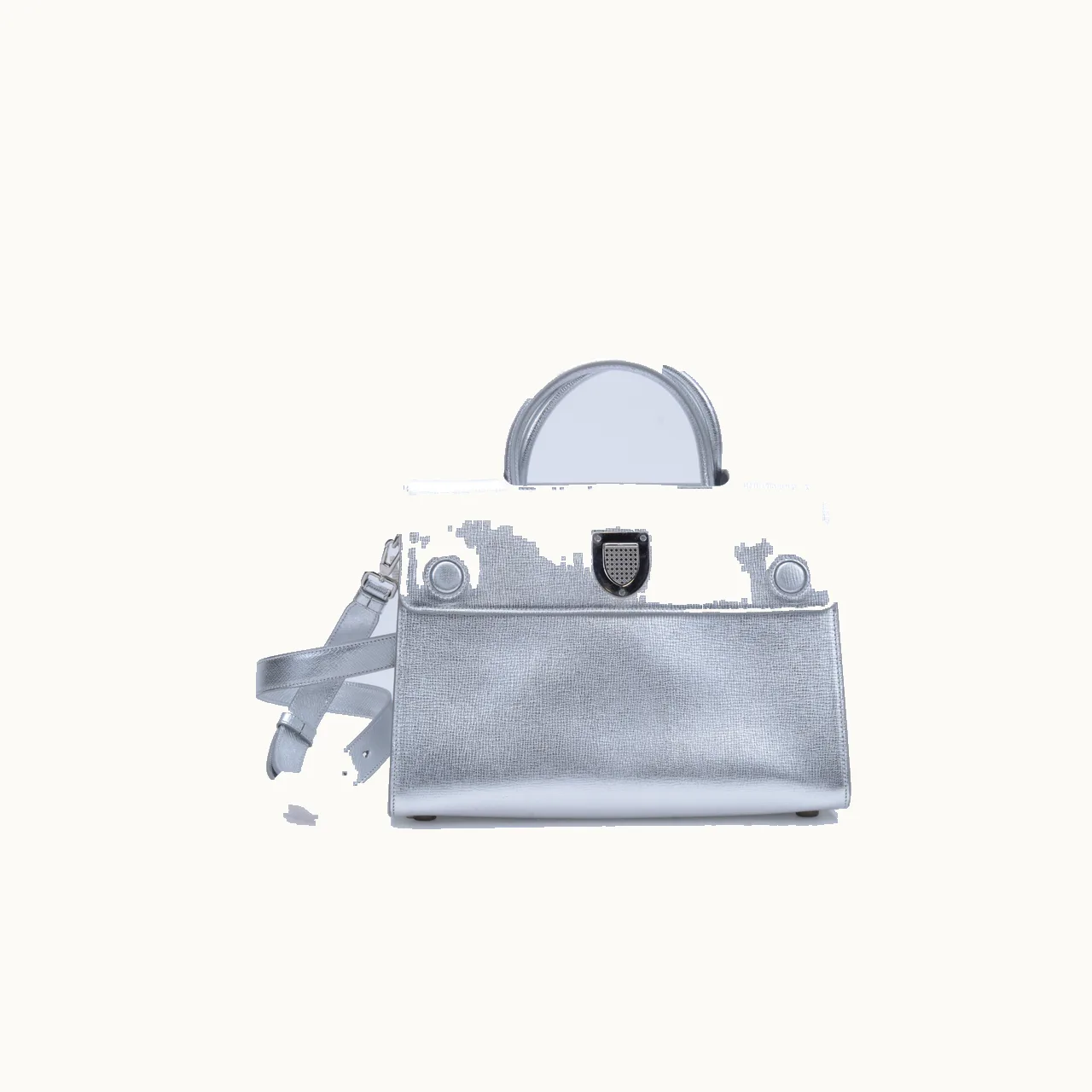 De mano Dior Diorever Medium Plateado