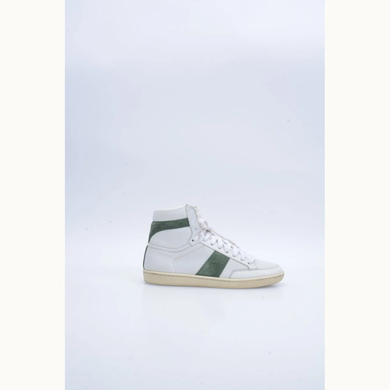 Tenis Saint Laurent SL/10 High Top Blanco Talla 36.5 / 3.5 mx