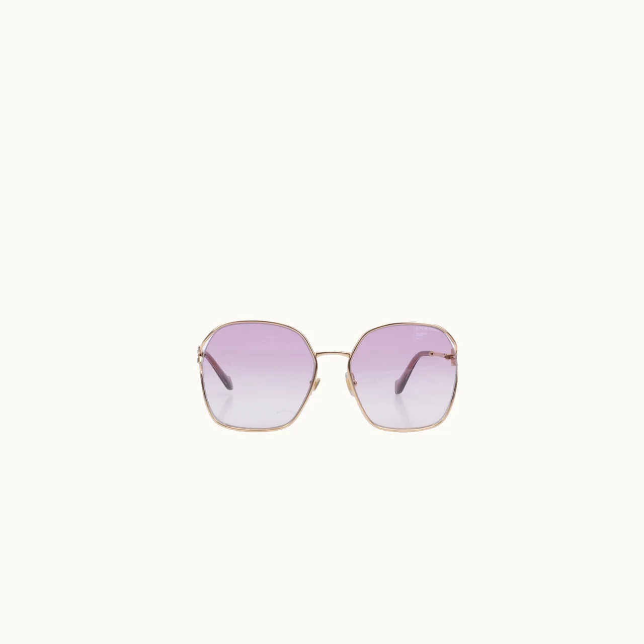 Lentes Miu Miu Logo Oversized Rosa
