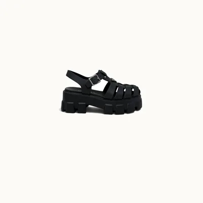 Prada Monolith Sandalias T37 Eu