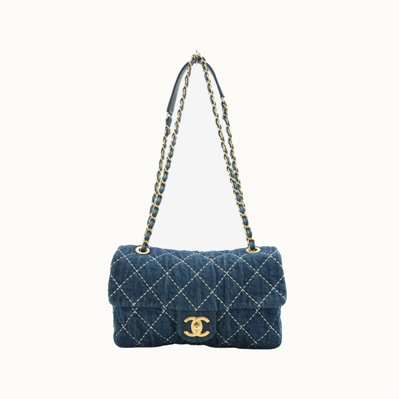 Bolso Chanel Denim Single Flap 2019