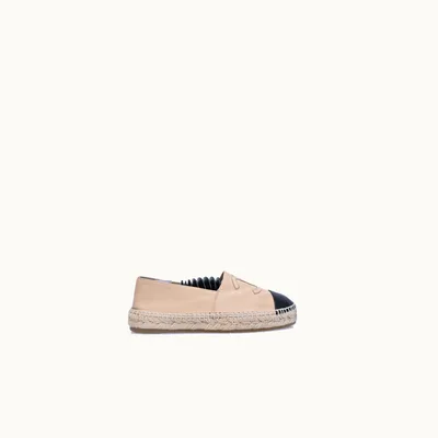 Alpargatas Chanel CC Nude Talla 39 / 6 mx