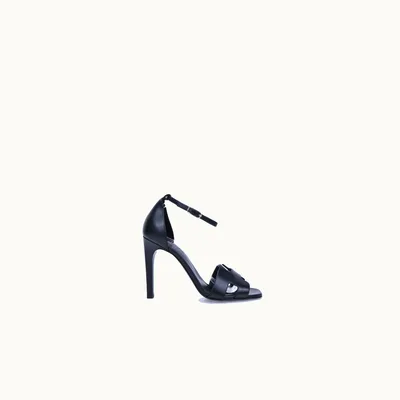 Hermès Sandalias de tacón Hermes Joy 105 Negro Talla 38.5 / 5.5 mx
