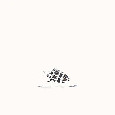 Tenis Valentino Rockstud Untitled Animal Print Blanco Talla 37 / 4 mx