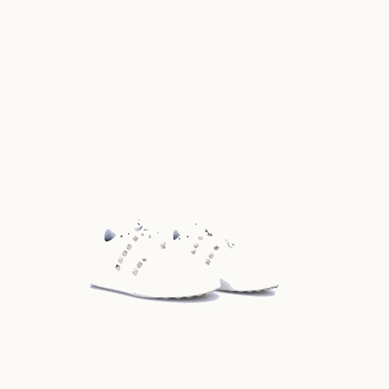 Tenis Valentino Rockstud Untitled Blanco Talla 35 / 2 mx