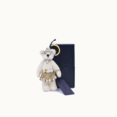 Llaveros Prada Teddy Bear Beige