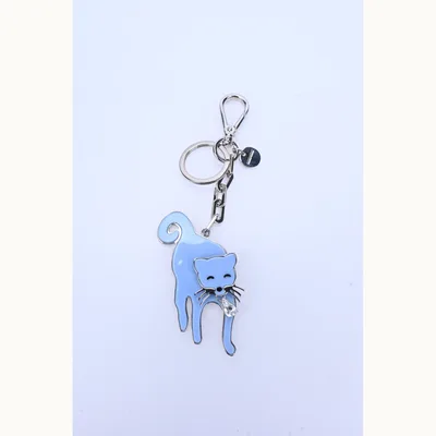 Llavero Miu Miu Cat Azul