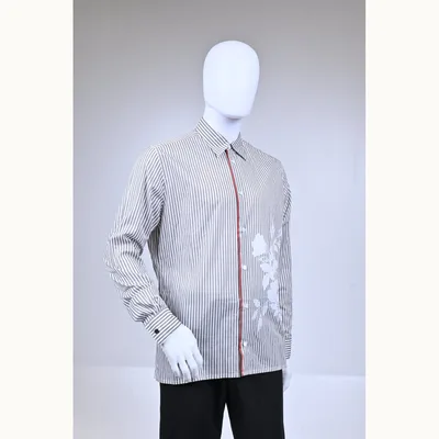 Hermès Camisa Hermes Flowers Estampado Talla L pequeña