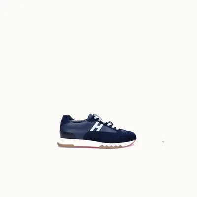 Hermès Tenis Hermes Trail Suede Azul Talla 43