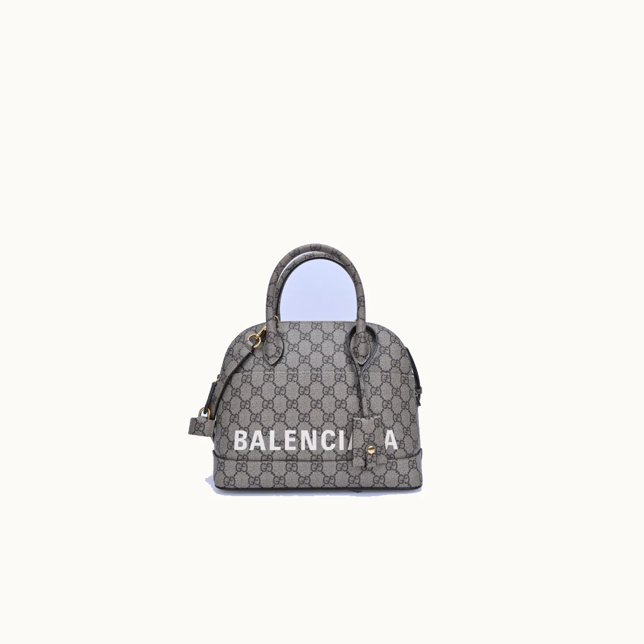 De mano Balenciaga Ville Small x Gucci Hacker Project GG Supreme
