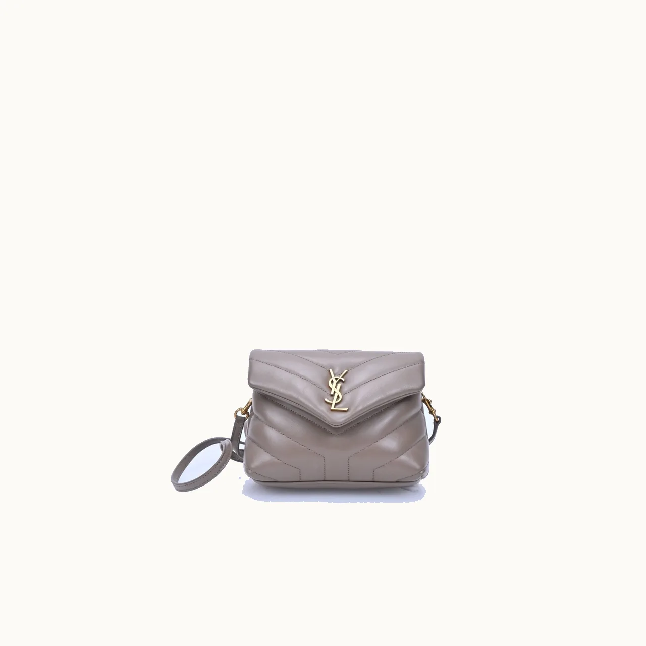 Crossbody Saint Laurent Loulou Toy Nude