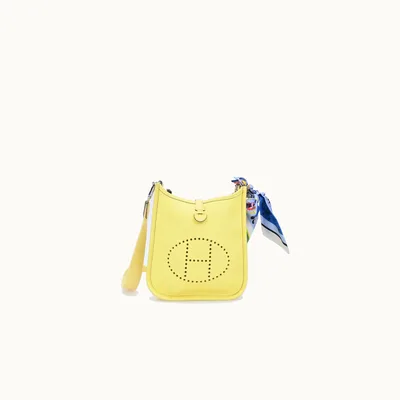 Hermès Crossbody Hermes Evelyne 16 TPM + Twilly Amarillo