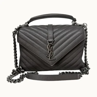 Bolsa Saint Laurent College Gris